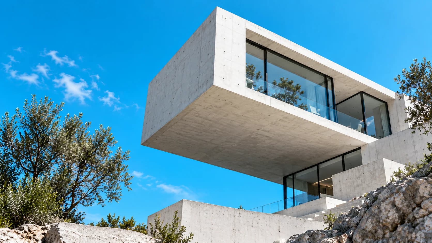 Architecture imagery from the House 41 website concept in daylight